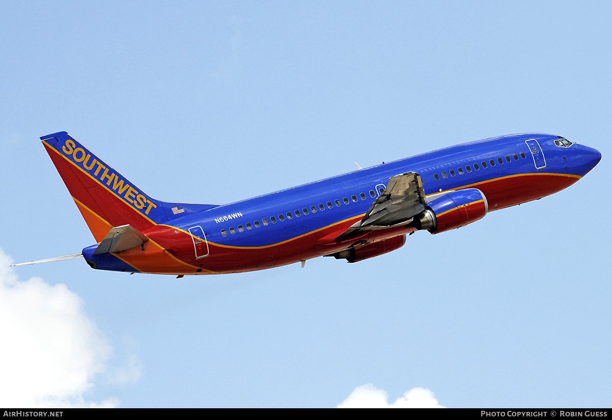 Aircraft Photo of N664WN | Boeing 737-3Y0 | Southwest Airlines | AirHistory.net #346233