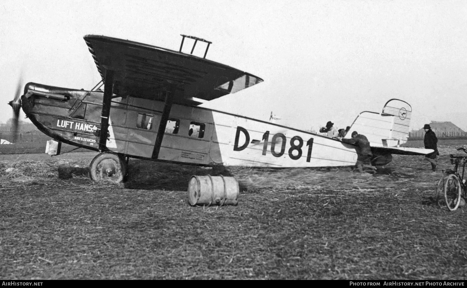 Aircraft Photo of D-1081 | Dornier Do B Merkur II | Deutsche Luft Hansa | AirHistory.net #346236