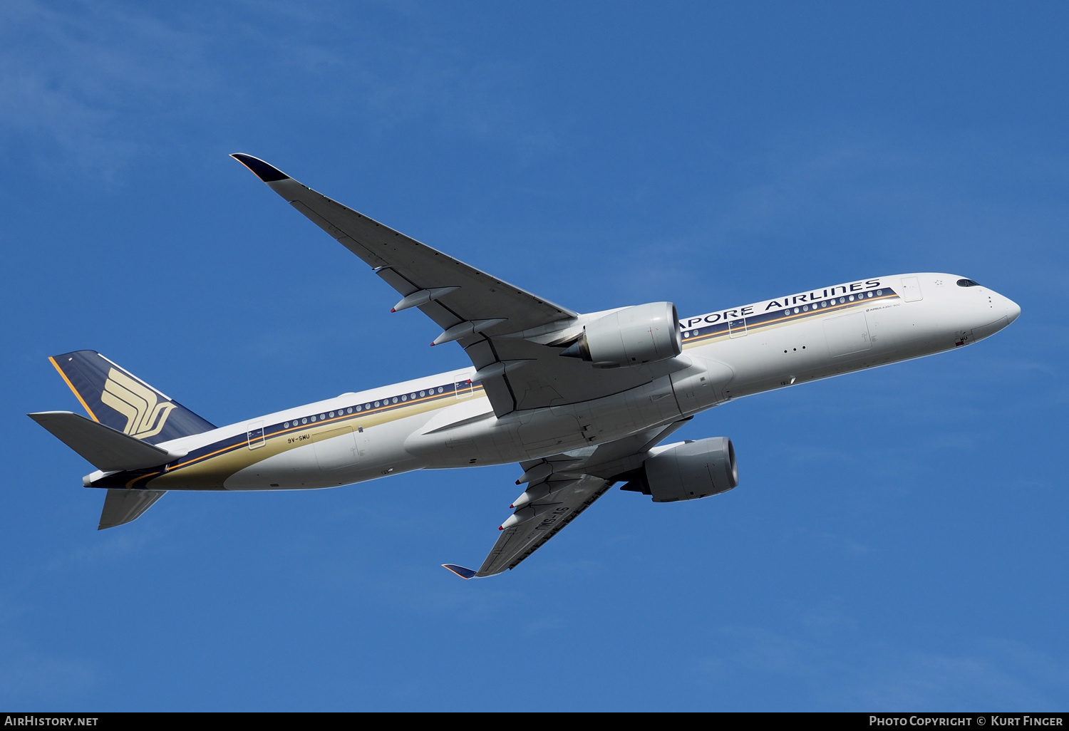 Aircraft Photo of 9V-SMU | Airbus A350-941 | Singapore Airlines | AirHistory.net #346238