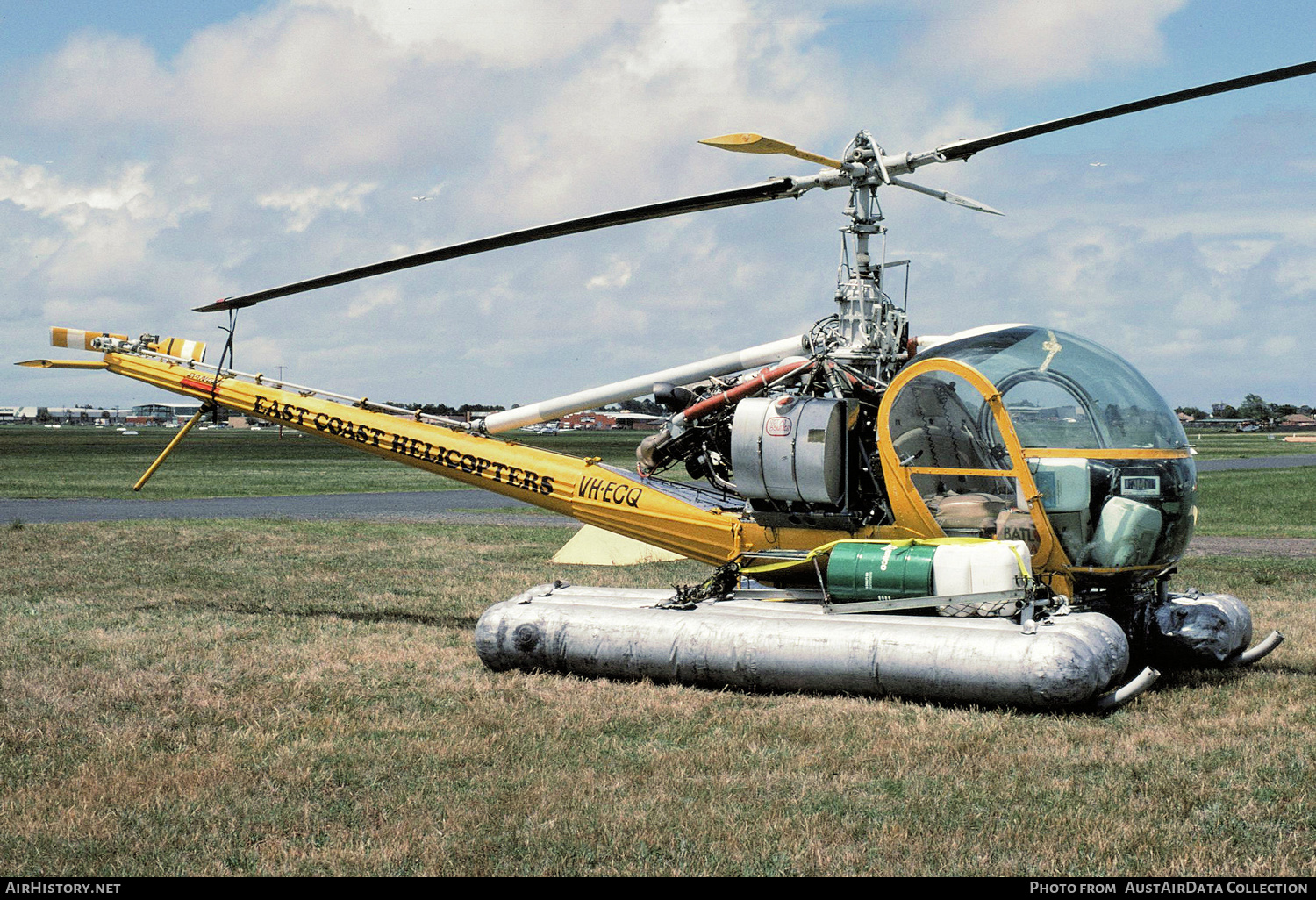 Aircraft Photo of VH-ECQ | Hiller UH-12E/Soloy | East Coast Helicopters | AirHistory.net #346248