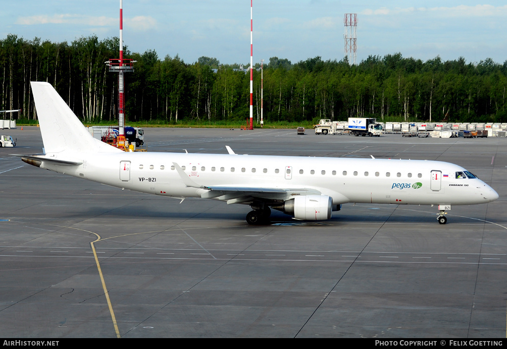 Aircraft Photo of VP-BZI | Embraer 190LR (ERJ-190-100LR) | Pegas Fly | AirHistory.net #346251