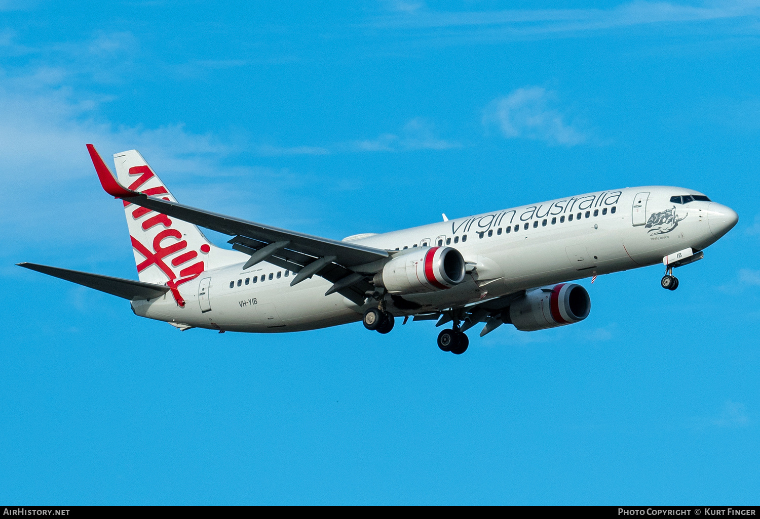 Aircraft Photo of VH-YIB | Boeing 737-8FE | Virgin Australia Airlines | AirHistory.net #346254