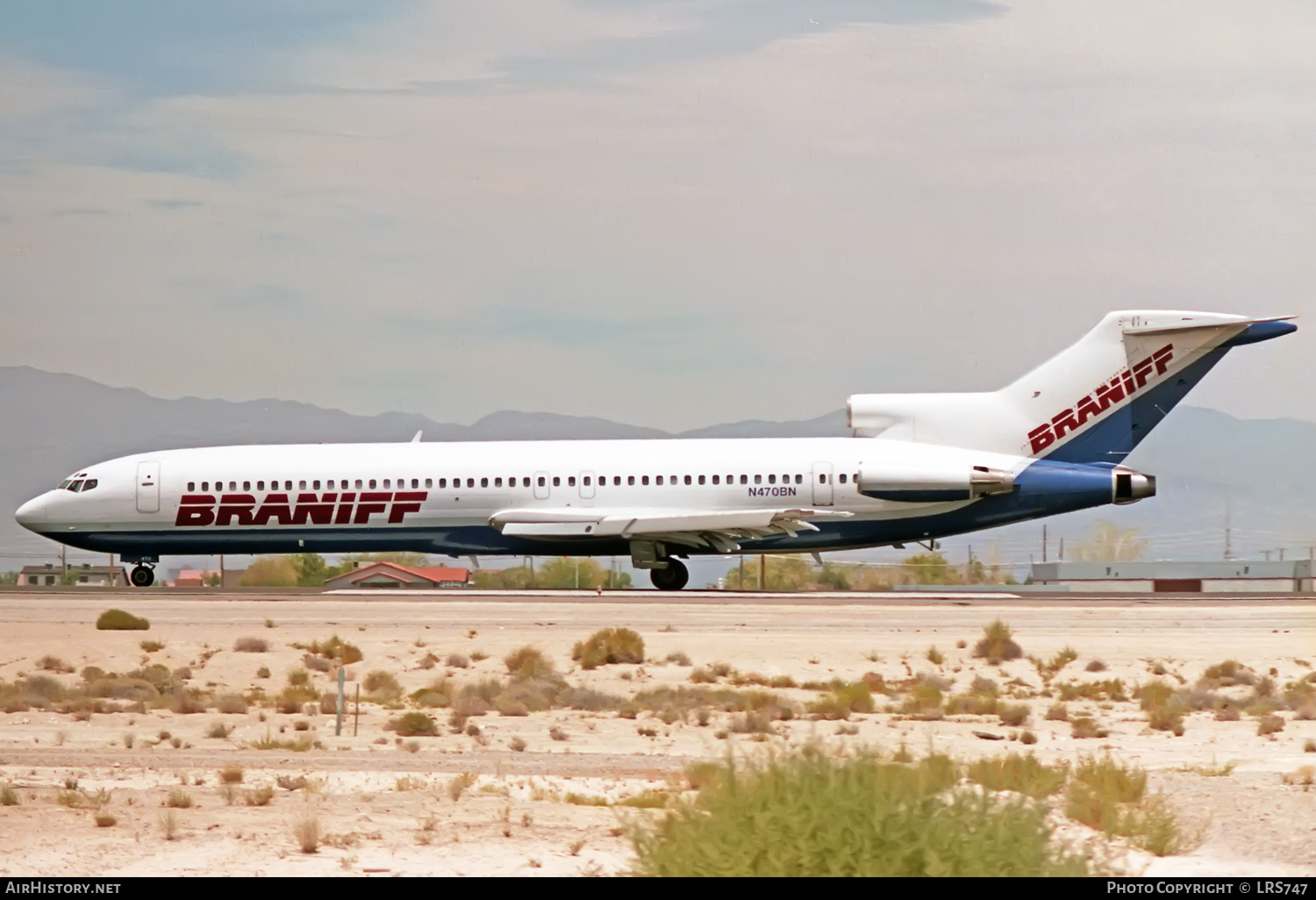 Aircraft Photo of N470BN | Boeing 727-227/Adv | Braniff | AirHistory.net #346270