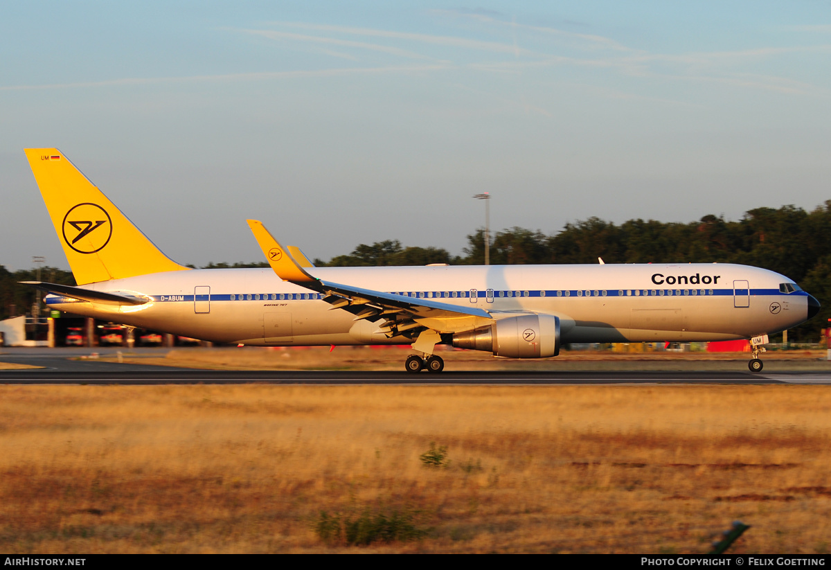 Aircraft Photo of D-ABUM | Boeing 767-31B/ER | Condor Flugdienst | AirHistory.net #346274