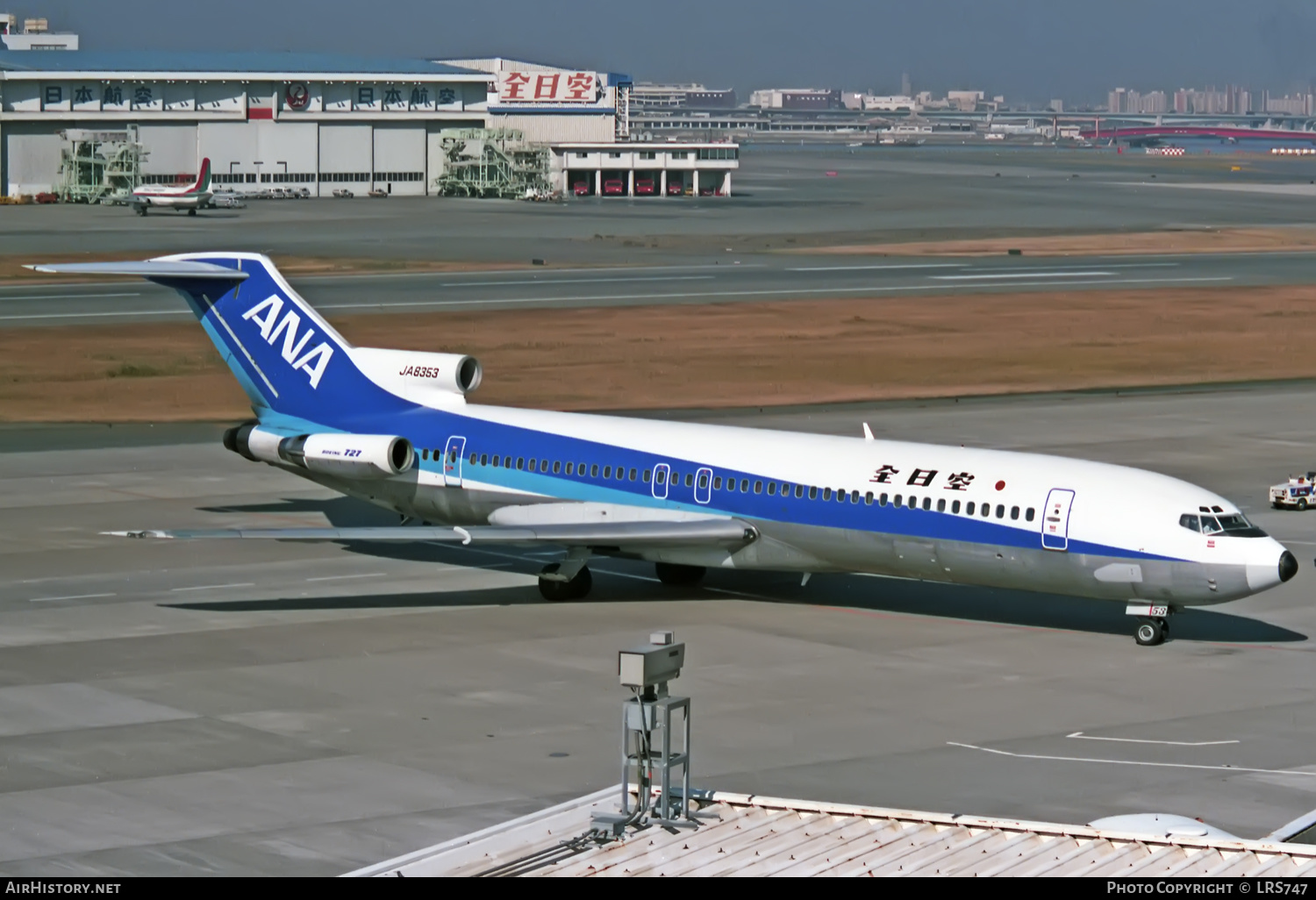 Aircraft Photo of JA8353 | Boeing 727-281/Adv | All Nippon Airways - ANA | AirHistory.net #346295