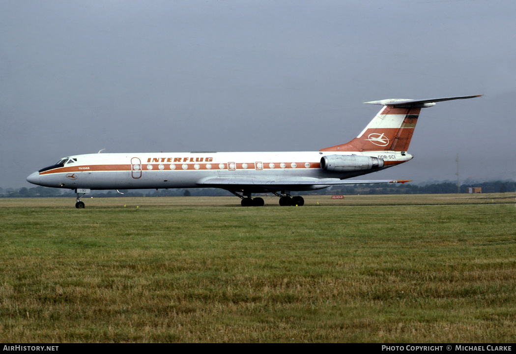 Aircraft Photo of DDR-SCI | Tupolev Tu-134A | Interflug | AirHistory.net #346316