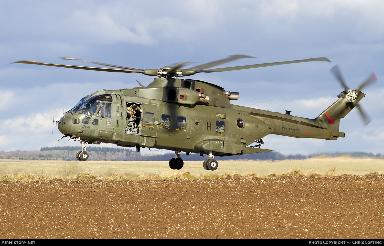 Aircraft Photo of ZJ124 | EHI EH101-411 Merlin HC3 | UK - Air Force | AirHistory.net #346327