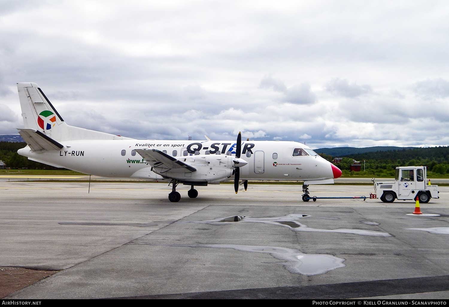 Aircraft Photo of LY-RUN | Saab-Fairchild SF-340A | Danish Air Transport - DAT | AirHistory.net #346343