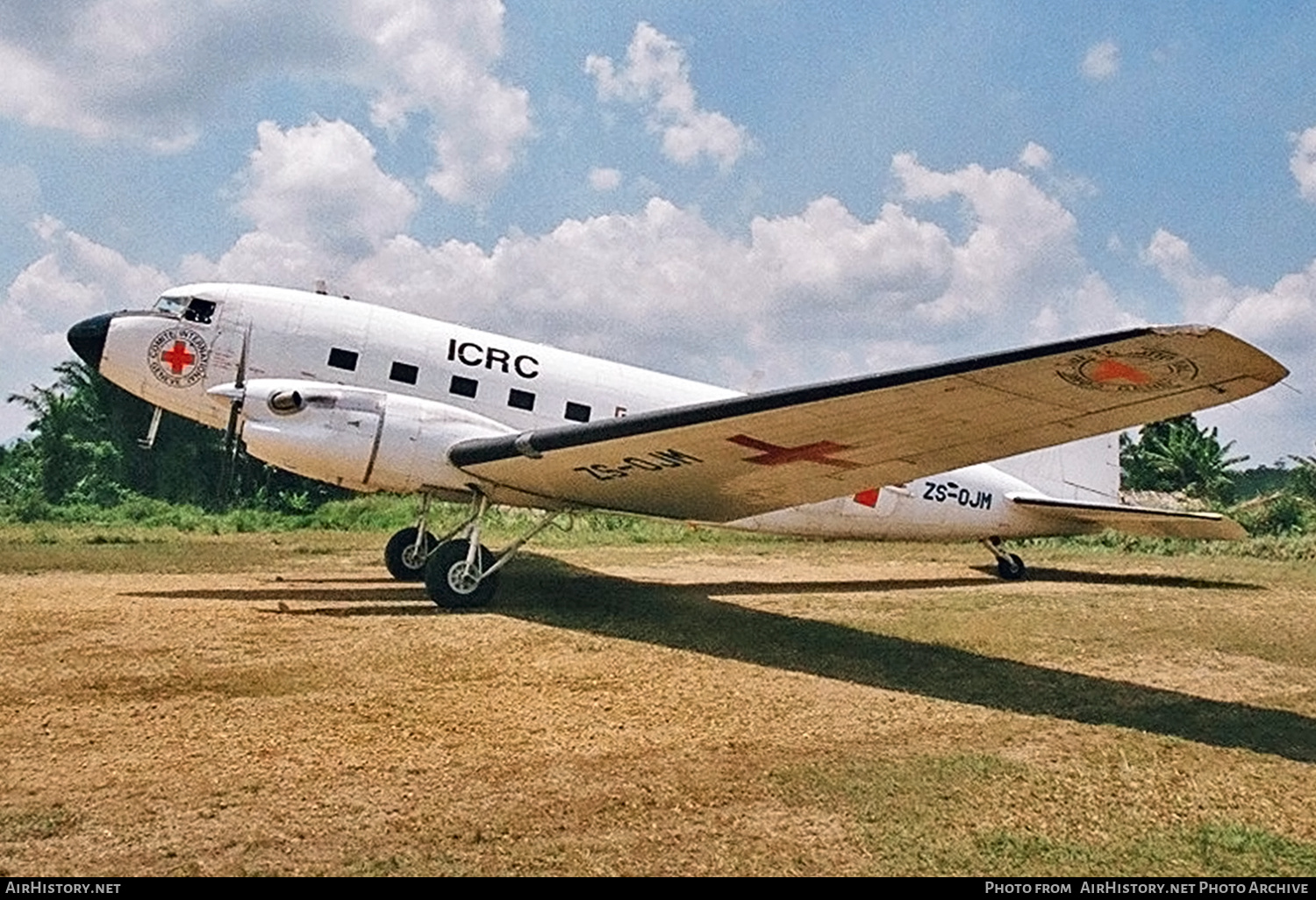 Aircraft Photo of ZS-OJM | AMI DC-3-65TP | ICRC - International Committee of the Red Cross | AirHistory.net #346345
