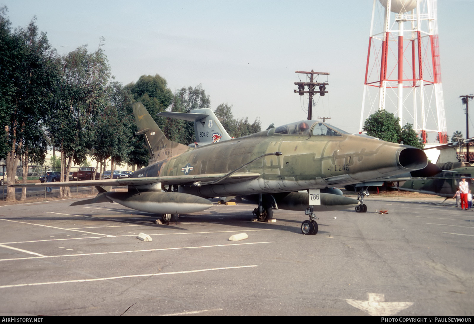 Aircraft Photo of 54-1786 / 41786 | North American F-100C Super Sabre | USA - Air Force | AirHistory.net #346362