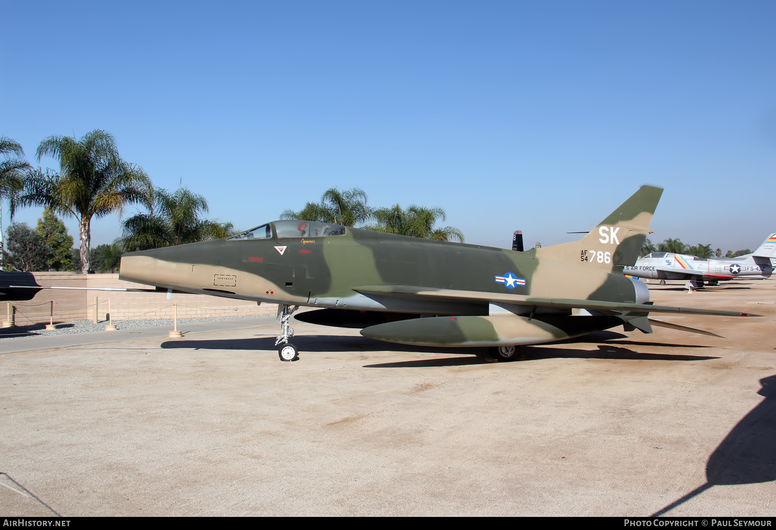 Aircraft Photo of 54-1786 / AF54-786 | North American F-100C Super Sabre | USA - Air Force | AirHistory.net #346365