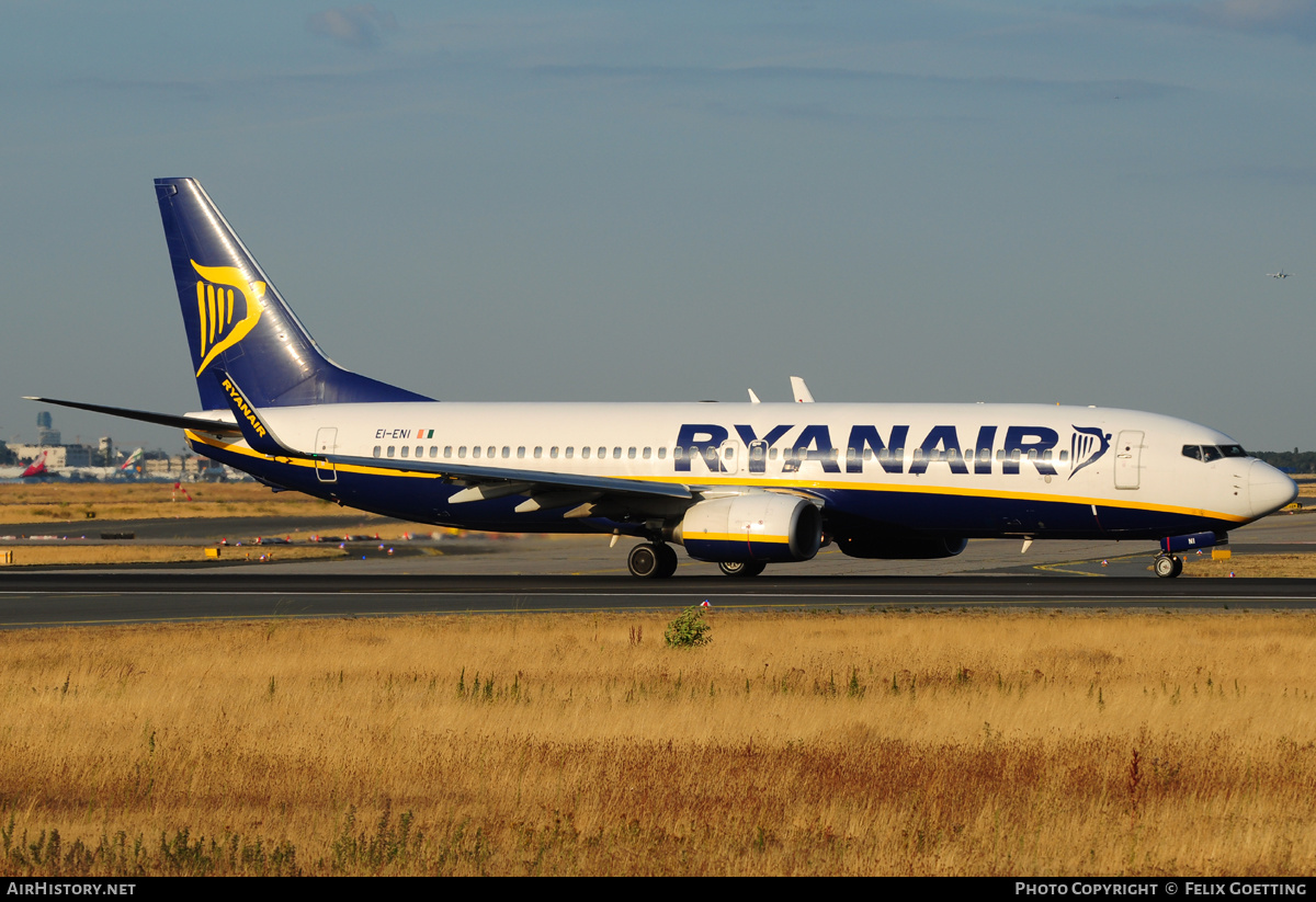 Aircraft Photo of EI-ENI | Boeing 737-8AS | Ryanair | AirHistory.net #346368