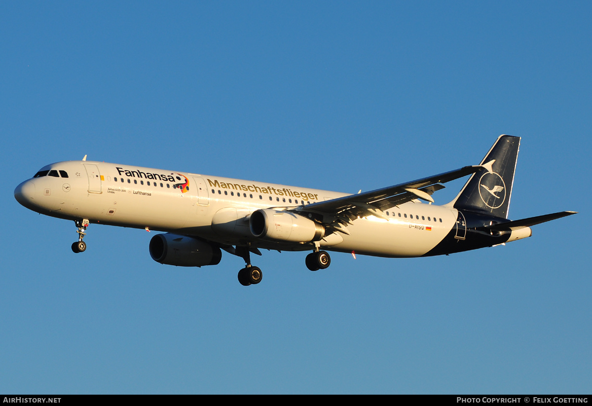 Aircraft Photo of D-AISQ | Airbus A321-231 | Lufthansa | AirHistory.net #346373