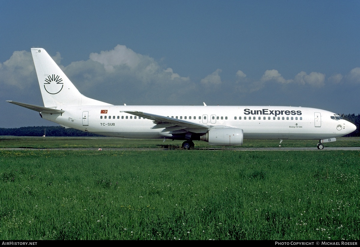 Aircraft Photo of TC-SUB | Boeing 737-86N | SunExpress | AirHistory.net #346378