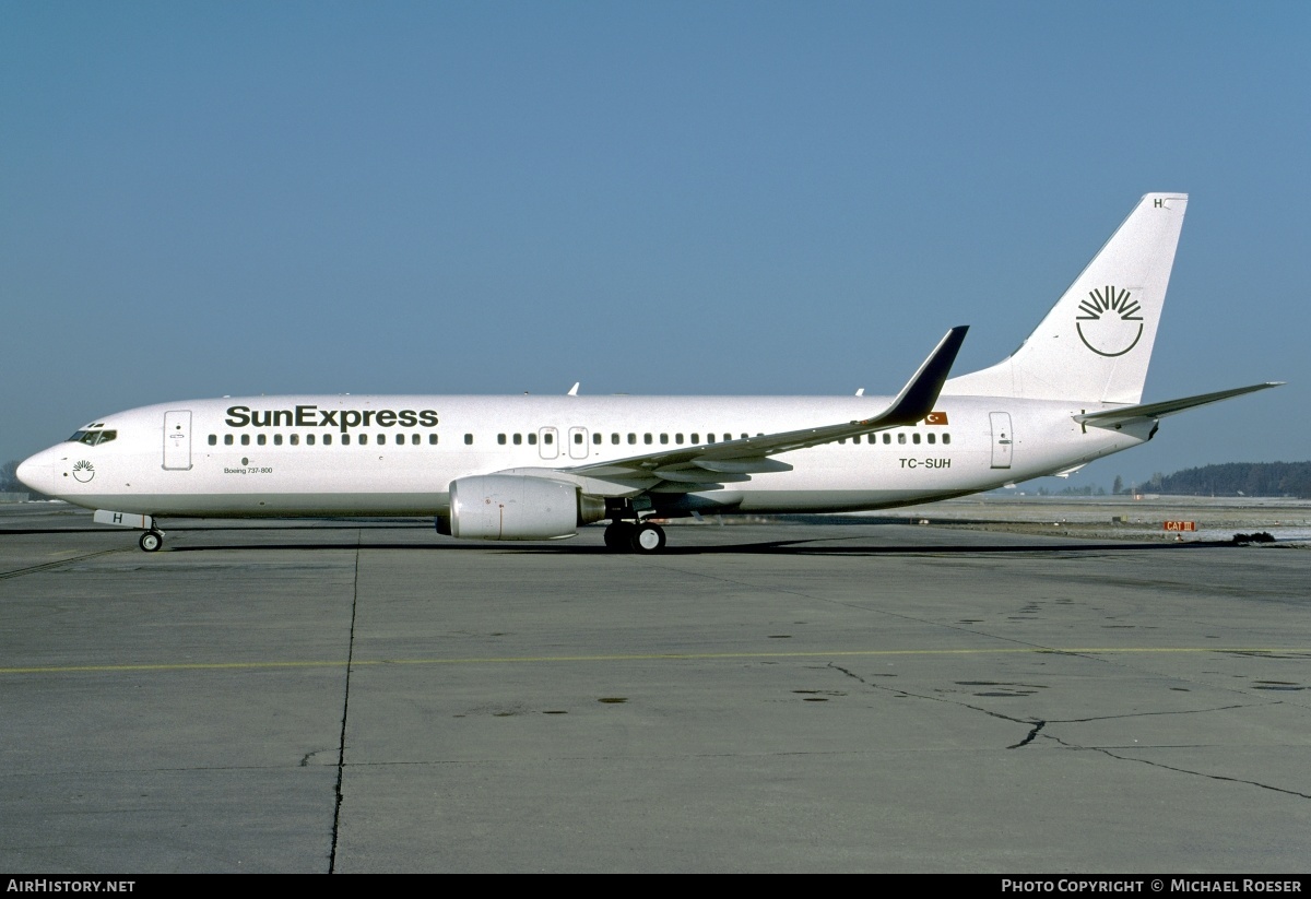 Aircraft Photo of TC-SUH | Boeing 737-8CX | SunExpress | AirHistory.net #346387