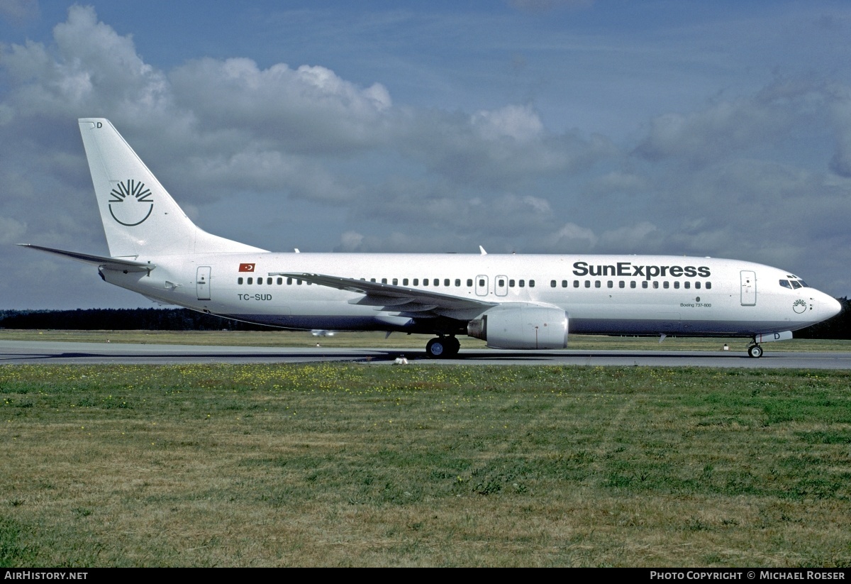 Aircraft Photo of TC-SUD | Boeing 737-86N | SunExpress | AirHistory.net #346388