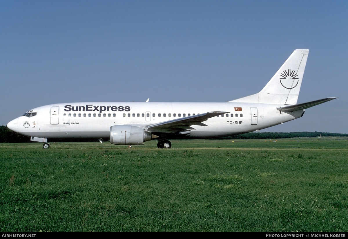 Aircraft Photo of TC-SUR | Boeing 737-3Y0 | SunExpress | AirHistory.net #346393