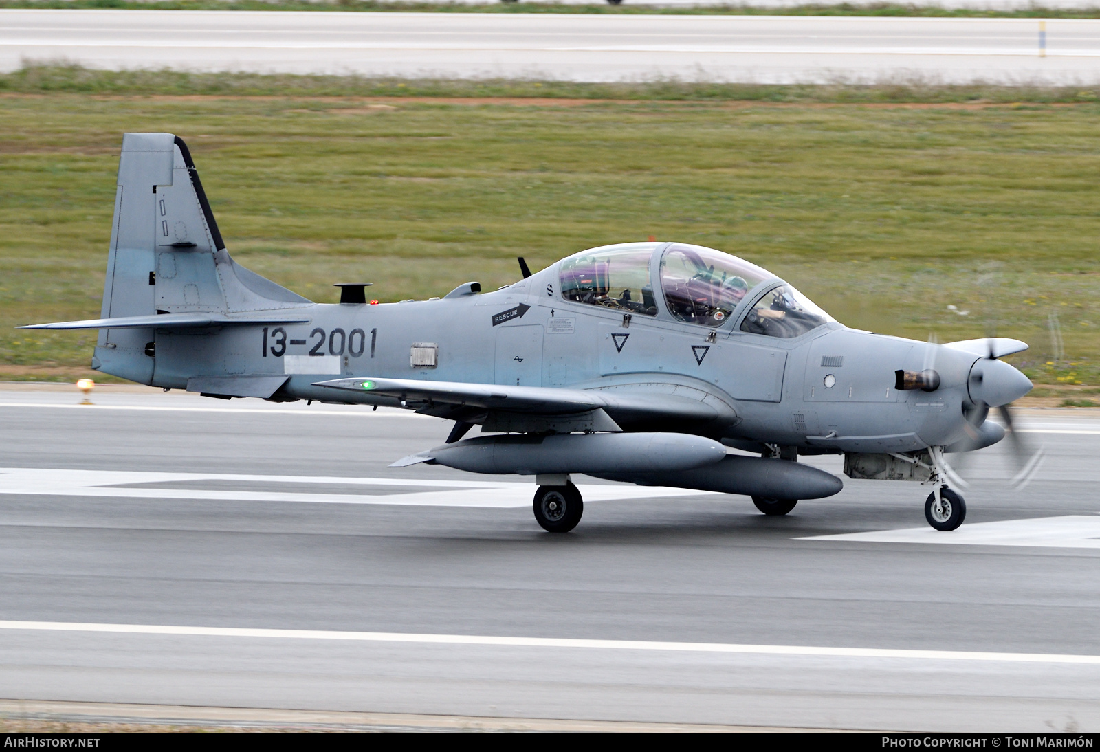 Aircraft Photo of 13-2001 | Embraer A-29B Super Tucano | Afghanistan - Air Force | AirHistory.net #346409