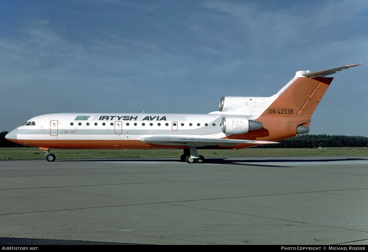 Aircraft Photo of UN-42338 | Yakovlev Yak-42 | Irtysh Avia | AirHistory.net #346420