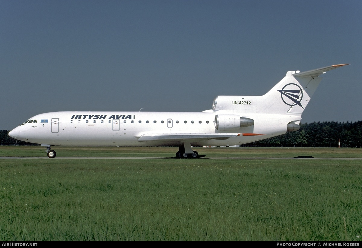 Aircraft Photo of UN-42712 | Yakovlev Yak-42D | Irtysh Avia | AirHistory.net #346422