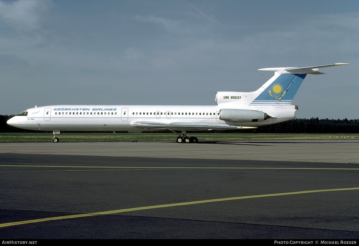 Aircraft Photo of UN-85537 | Tupolev Tu-154B-2 | Kazakhstan Airlines | AirHistory.net #346423