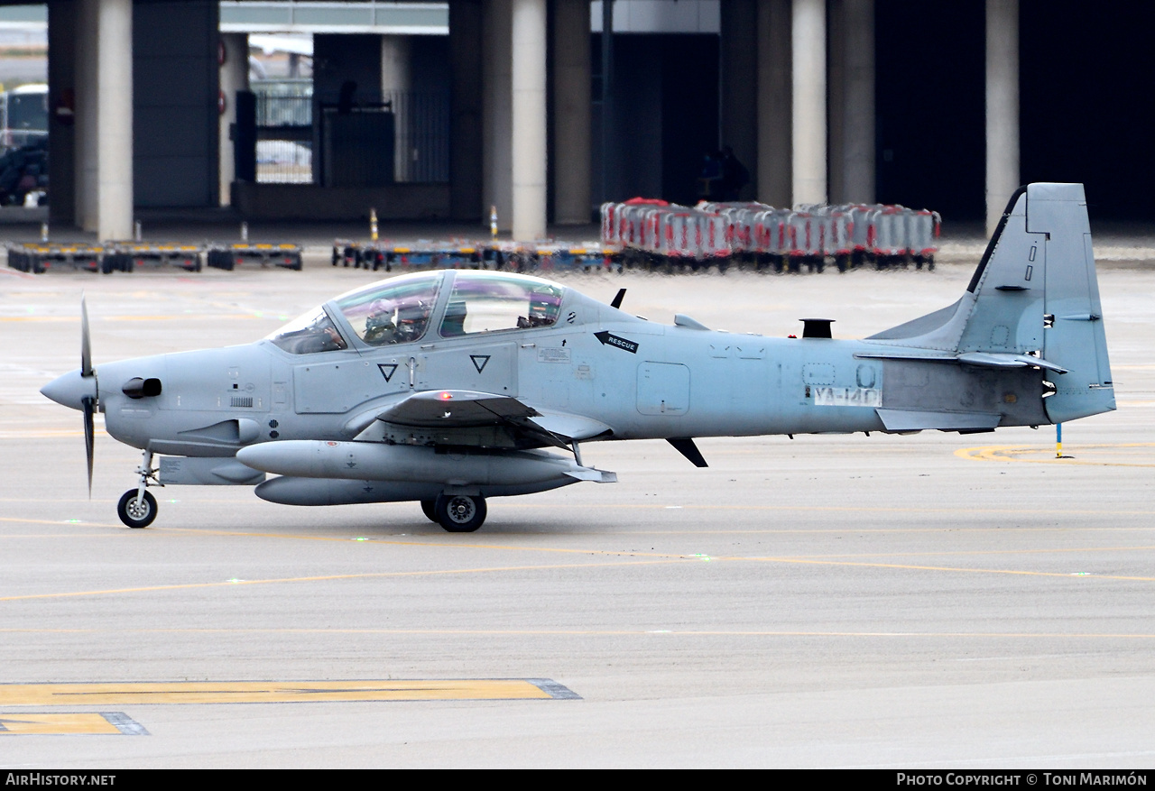Aircraft Photo of YA-1401 | Embraer A-29B Super Tucano | Afghanistan - Air Force | AirHistory.net #346424