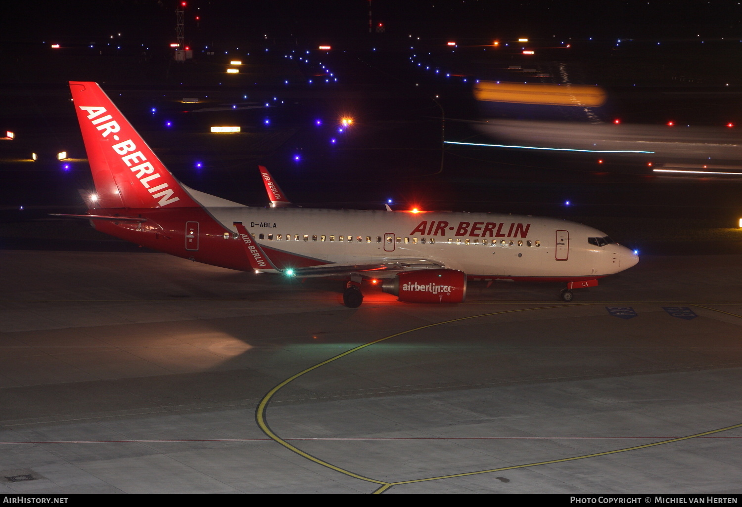 Aircraft Photo of D-ABLA | Boeing 737-76J | Air Berlin | AirHistory.net #346451