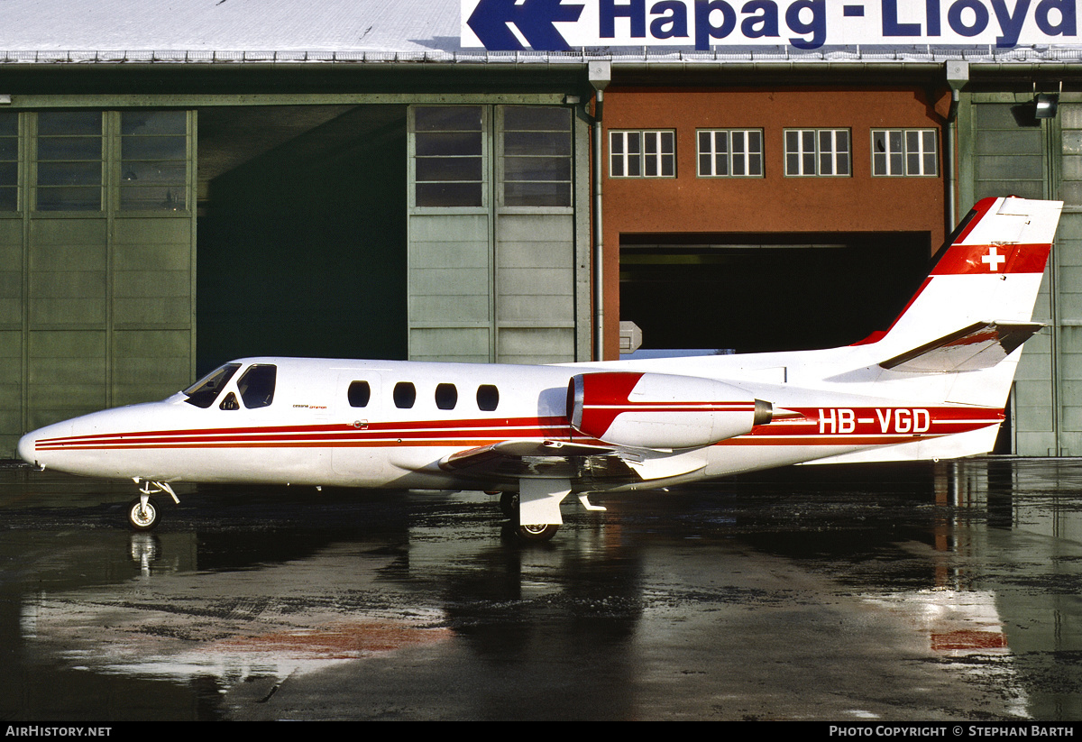Aircraft Photo of HB-VGD | Cessna 500 Citation | AirHistory.net #346461