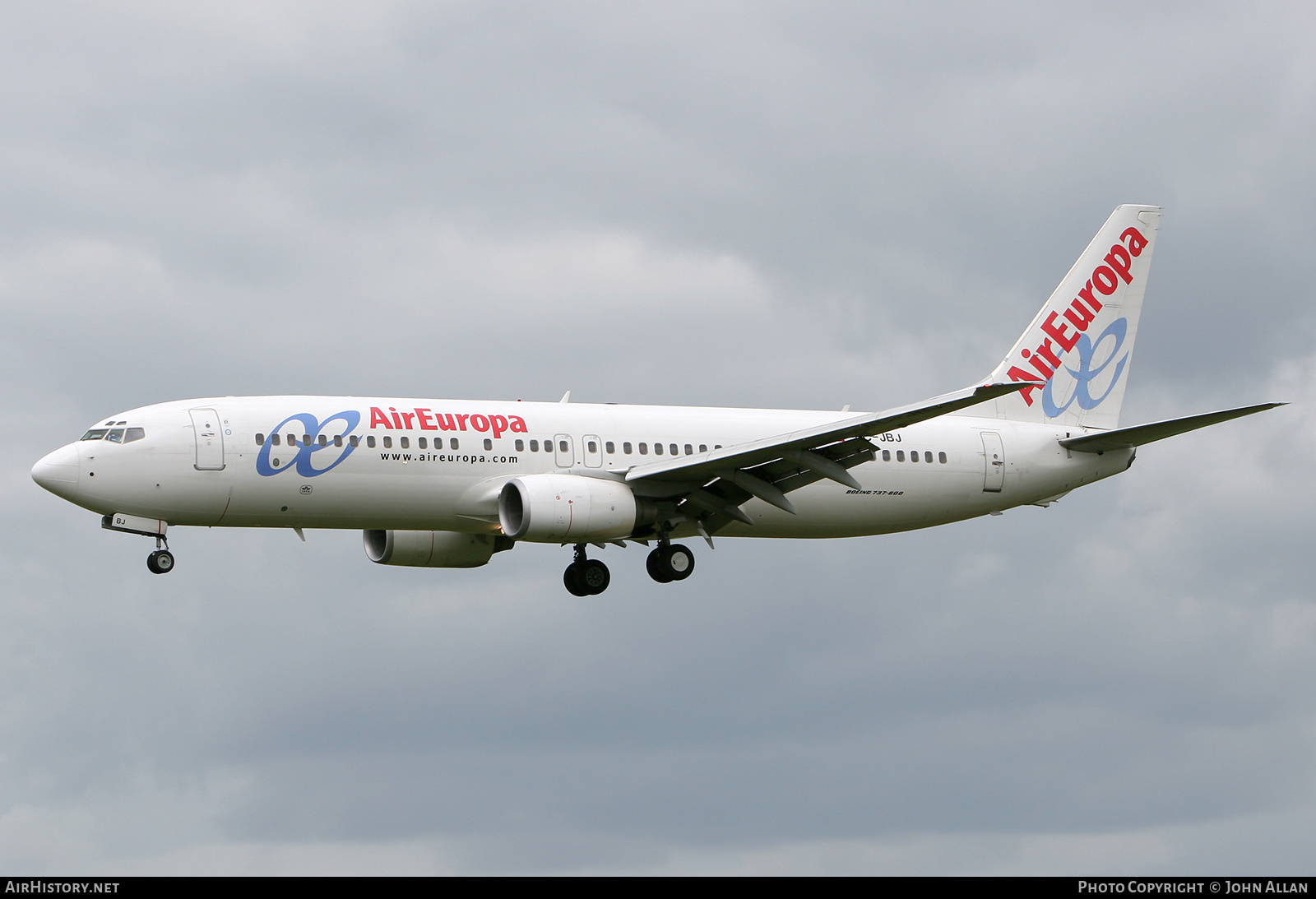 Aircraft Photo of EC-JBJ | Boeing 737-85P | Air Europa | AirHistory.net #346468