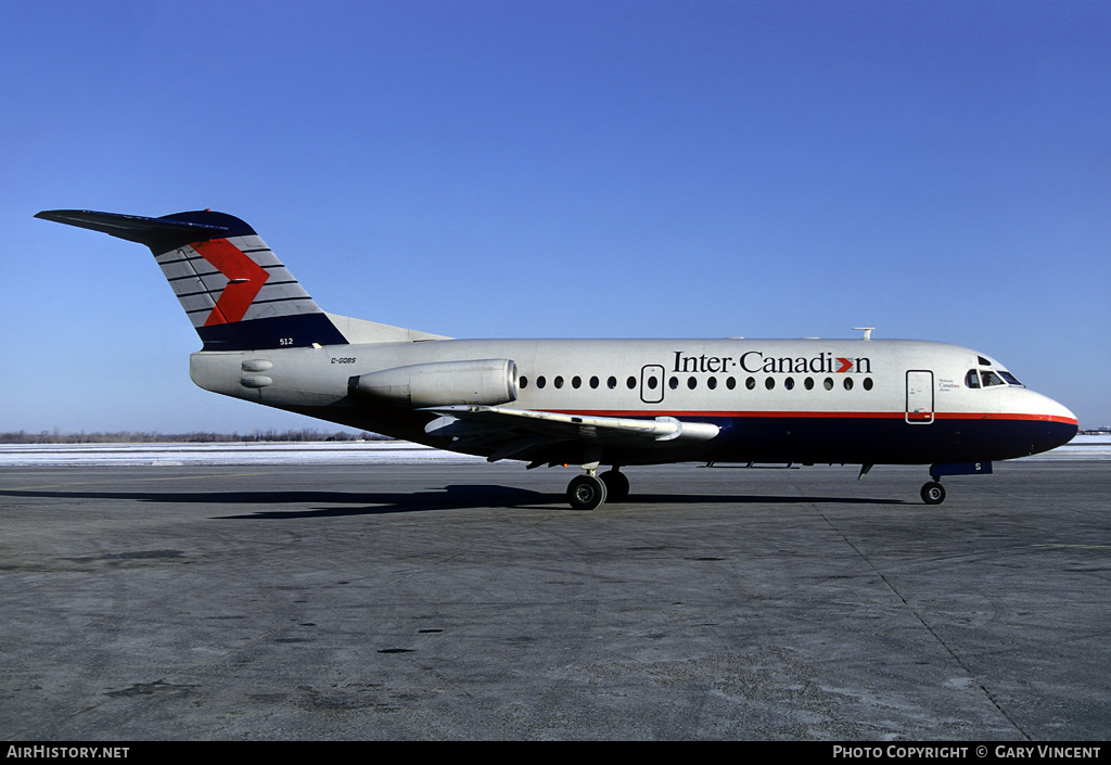 Aircraft Photo of C-GQBS | Fokker F28-1000 Fellowship | Inter-Canadien | AirHistory.net #346470