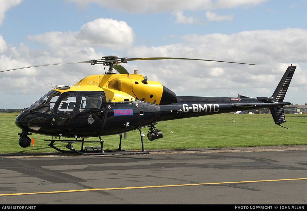 Aircraft Photo of G-BMTC | Aerospatiale AS-355F-2 Ecureuil 2 | Sterling Aviation | AirHistory.net #346474