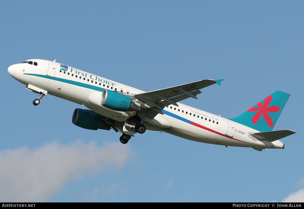 Aircraft Photo of G-OOAP | Airbus A320-214 | First Choice Airways | AirHistory.net #346491