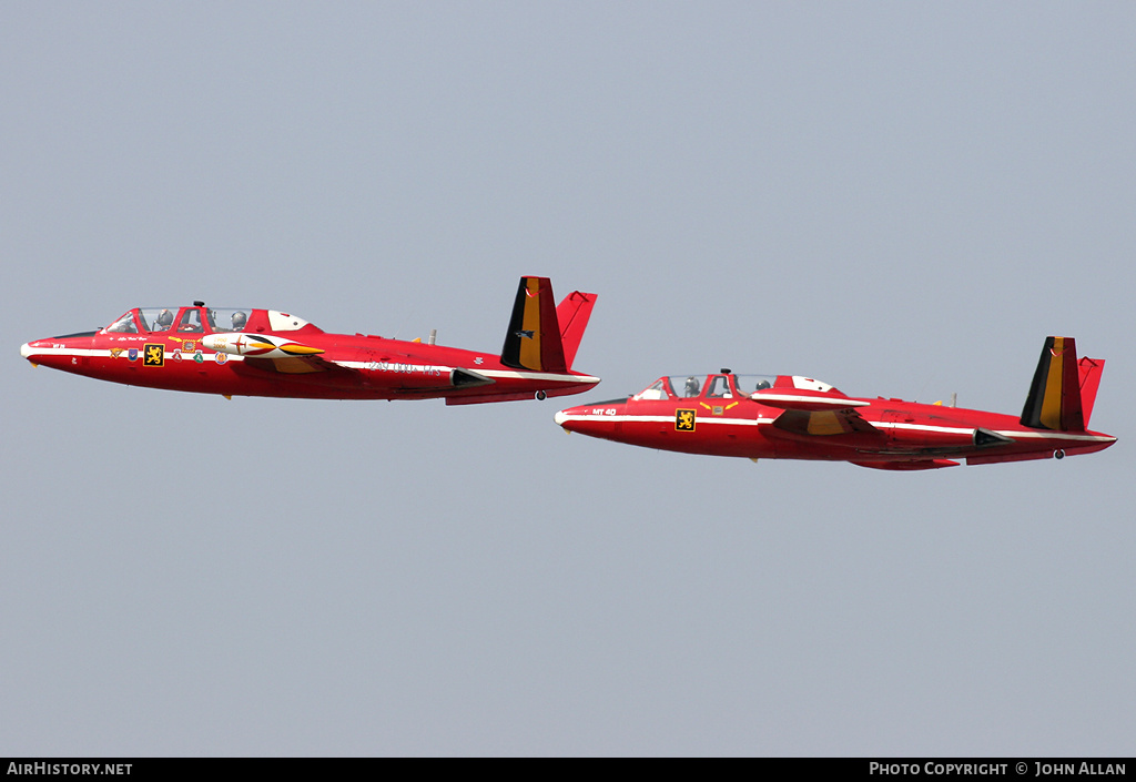 Aircraft Photo of MT26 | Fouga CM-170R Magister | Belgium - Air Force | AirHistory.net #346492