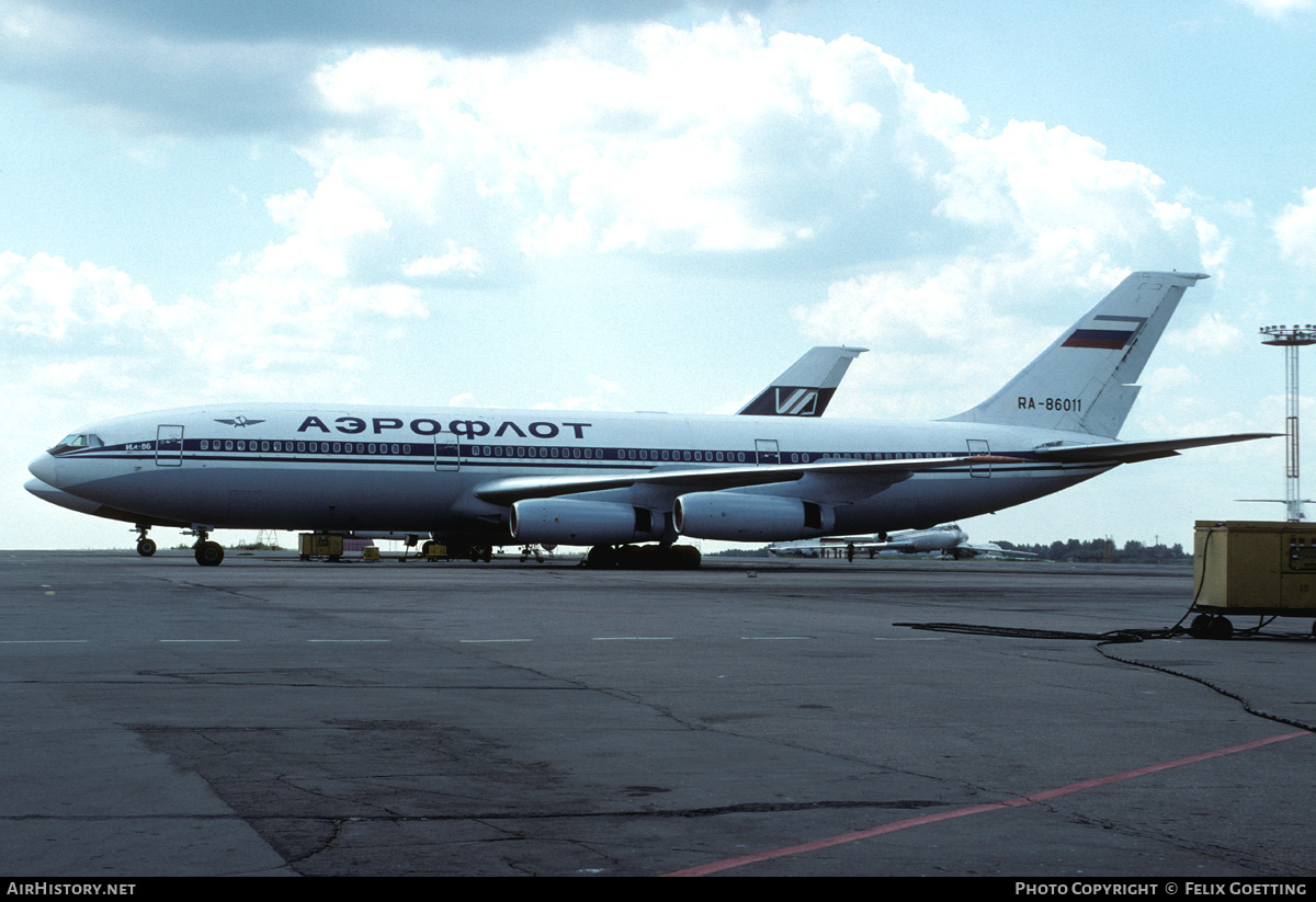 Aircraft Photo of RA-86011 | Ilyushin Il-86 | Aeroflot | AirHistory.net #346515