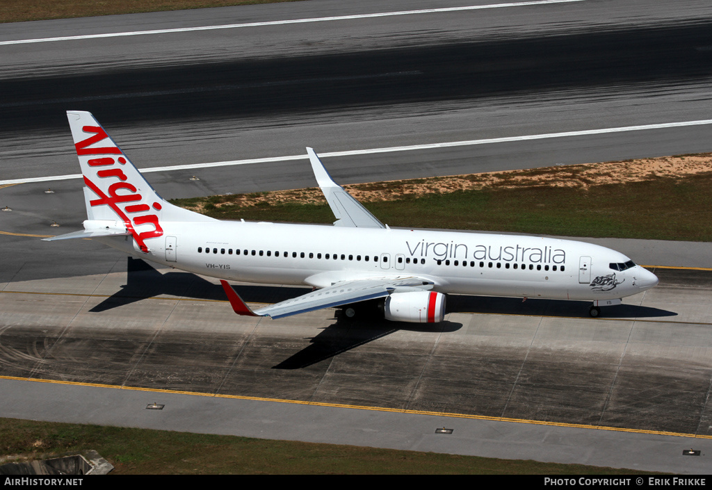 Aircraft Photo of VH-YIS | Boeing 737-8FE | Virgin Australia Airlines | AirHistory.net #346522