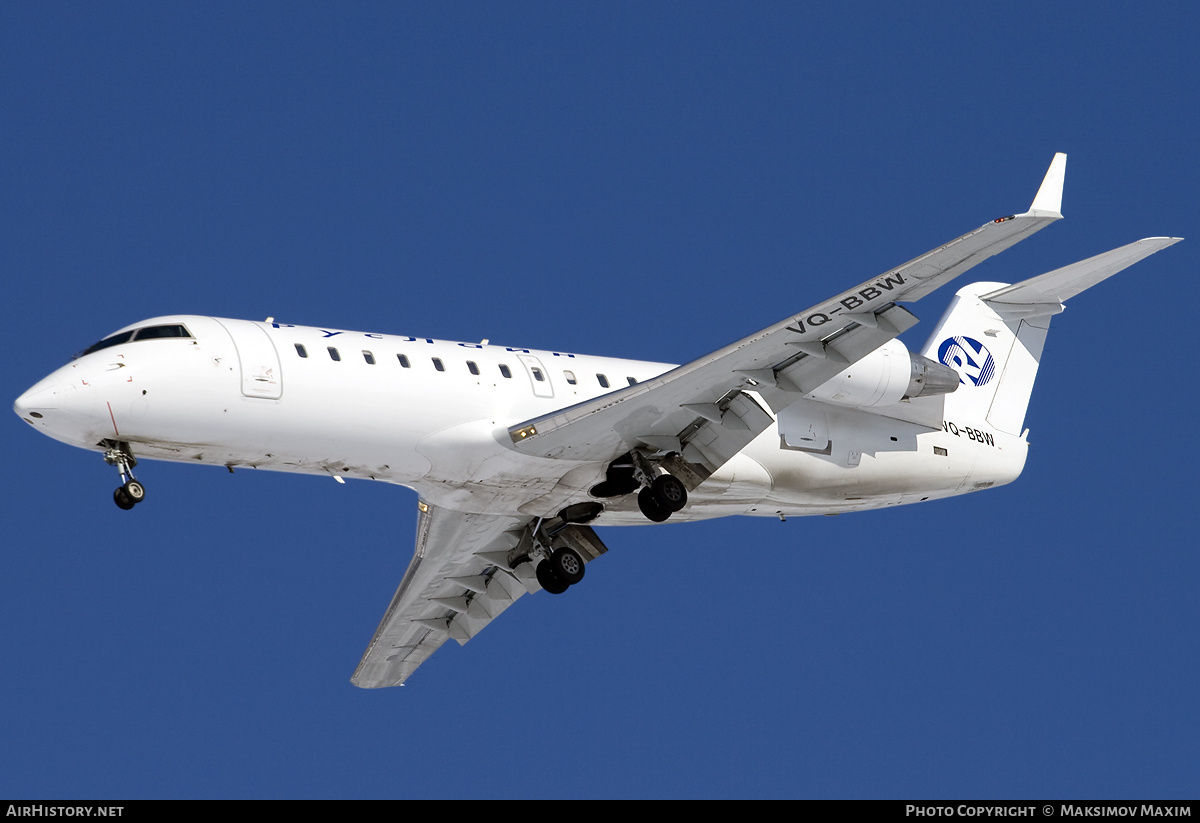 Aircraft Photo of VQ-BBW | Bombardier CRJ-200ER (CL-600-2B19) | RusLine | AirHistory.net #346528