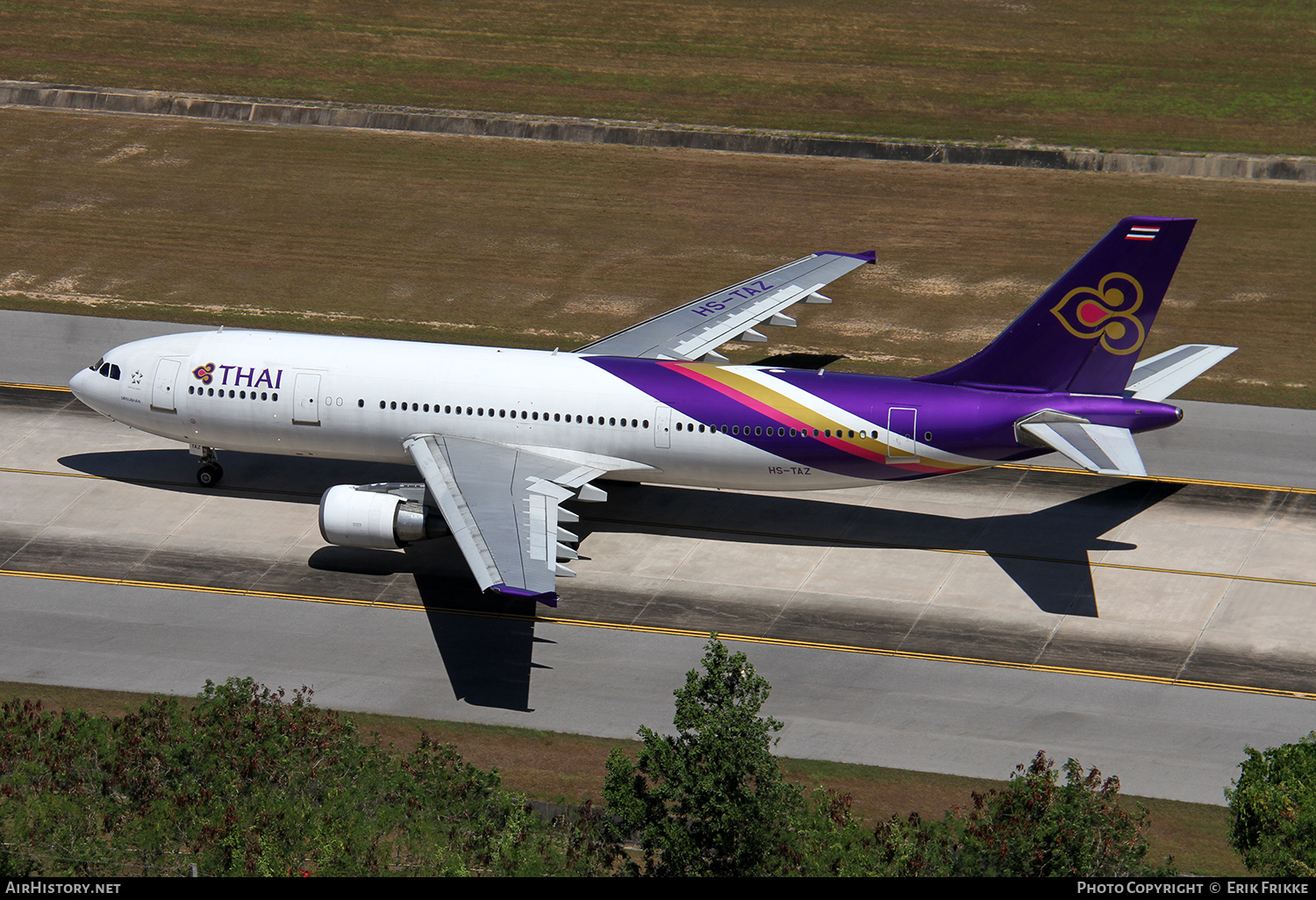Aircraft Photo of HS-TAZ | Airbus A300B4-622 | Thai Airways International | AirHistory.net #346529