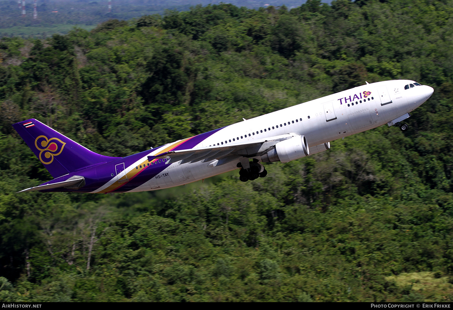 Aircraft Photo of HS-TAY | Airbus A300B4-622R | Thai Airways International | AirHistory.net #346532