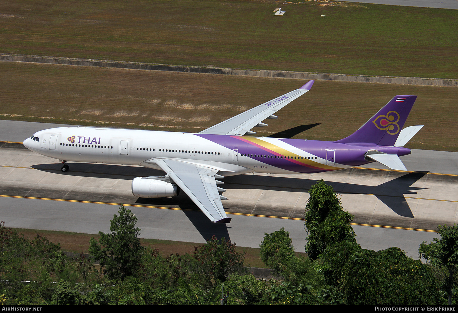 Aircraft Photo of HS-TEN | Airbus A330-343 | Thai Airways International | AirHistory.net #346550