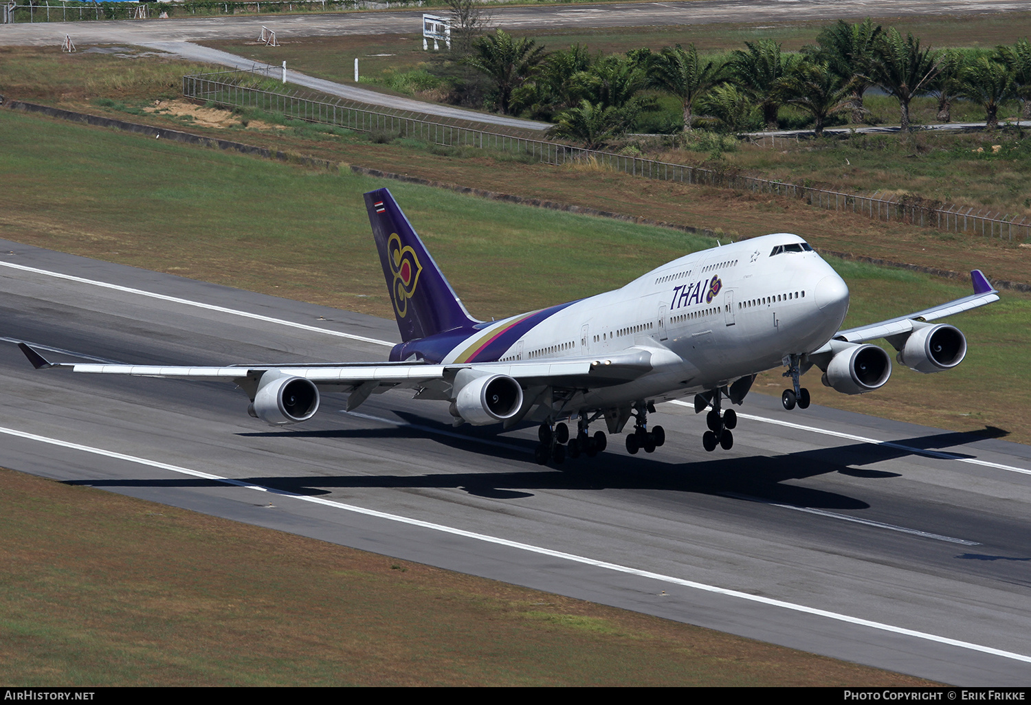 Aircraft Photo of HS-TGM | Boeing 747-4D7 | Thai Airways International | AirHistory.net #346555