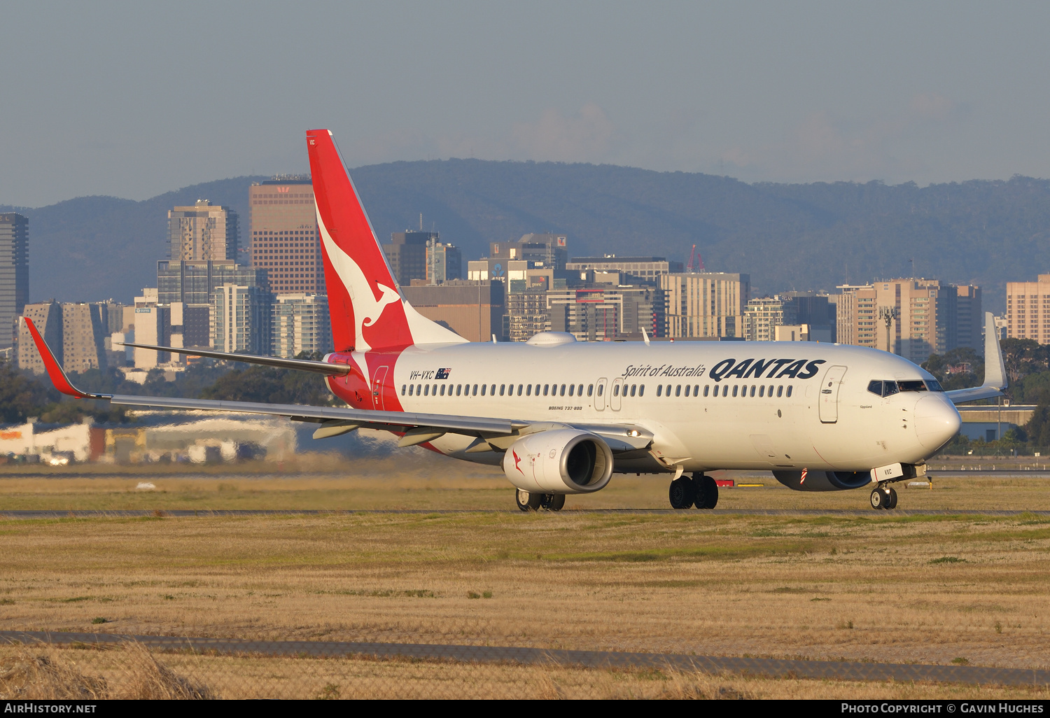 Aircraft Photo of VH-VXC | Boeing 737-838 | Qantas | AirHistory.net #346562
