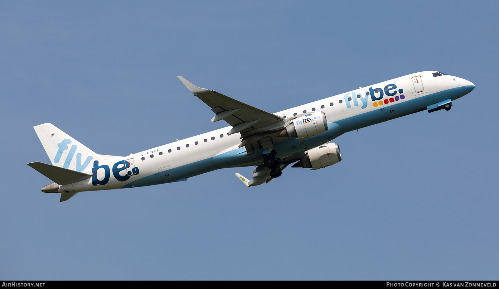 Aircraft Photo of G-FBEH | Embraer 195LR (ERJ-190-200LR) | Flybe | AirHistory.net #346603