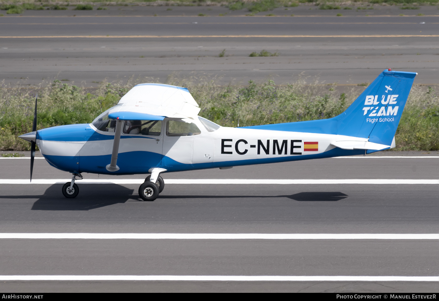 Aircraft Photo of EC-NME | Reims F172M Skyhawk | Blue Team Flight School | AirHistory.net #346617