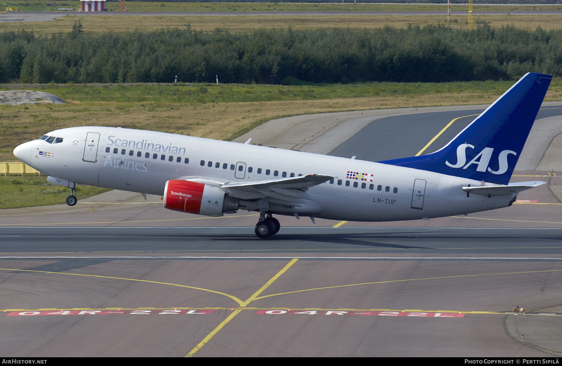 Aircraft Photo of LN-TUF | Boeing 737-705 | Scandinavian Airlines - SAS | AirHistory.net #346676