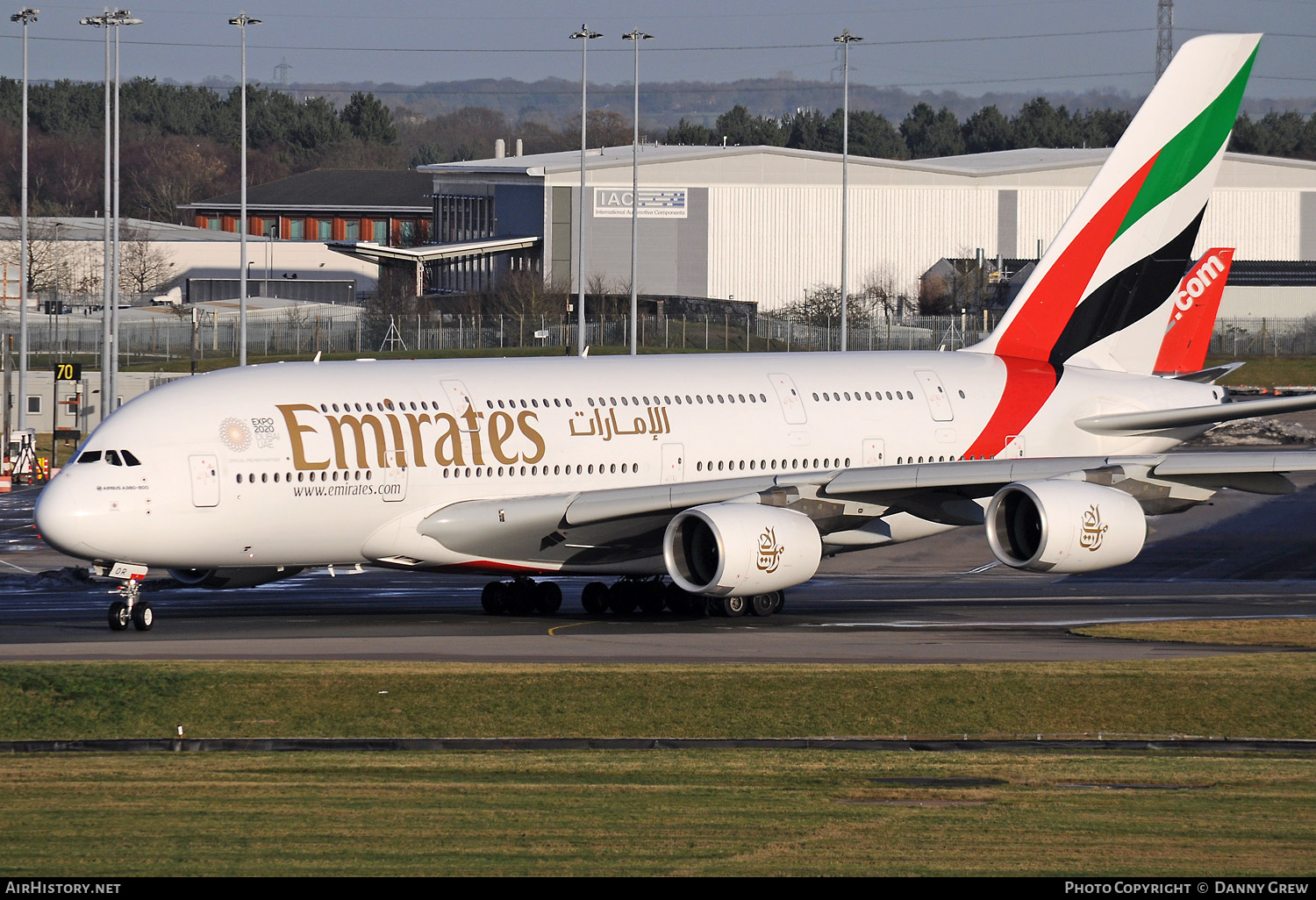 Aircraft Photo of A6-EOR | Airbus A380-861 | Emirates | AirHistory.net #346694