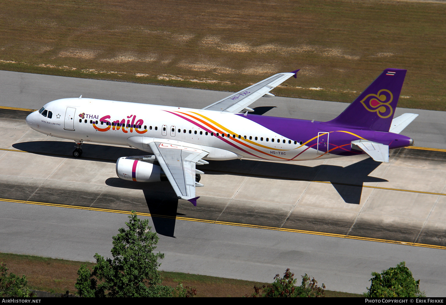 Aircraft Photo of HS-TXC | Airbus A320-232 | Thai Smile | AirHistory.net #346695