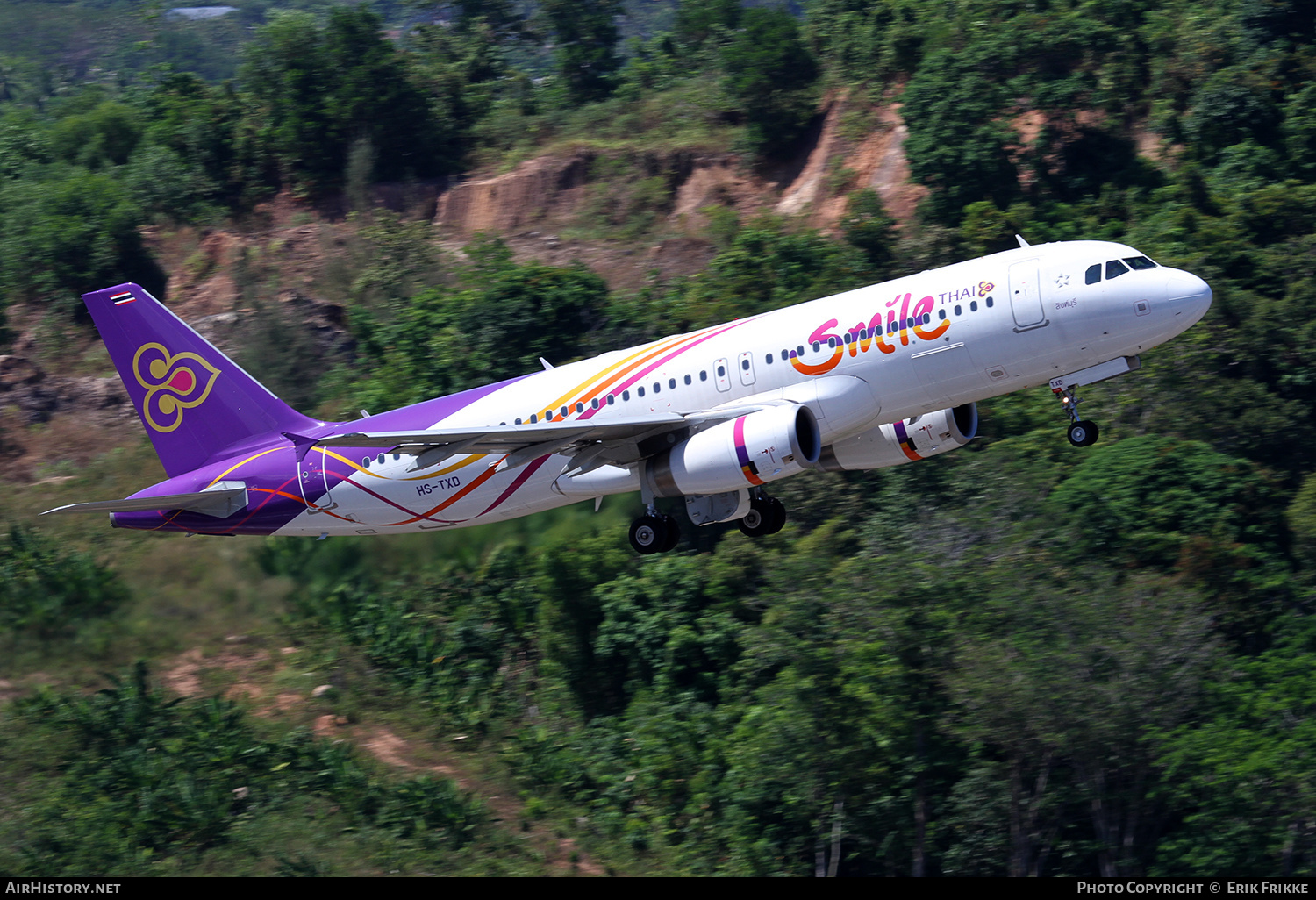 Aircraft Photo of HS-TXD | Airbus A320-232 | Thai Smile | AirHistory.net #346699