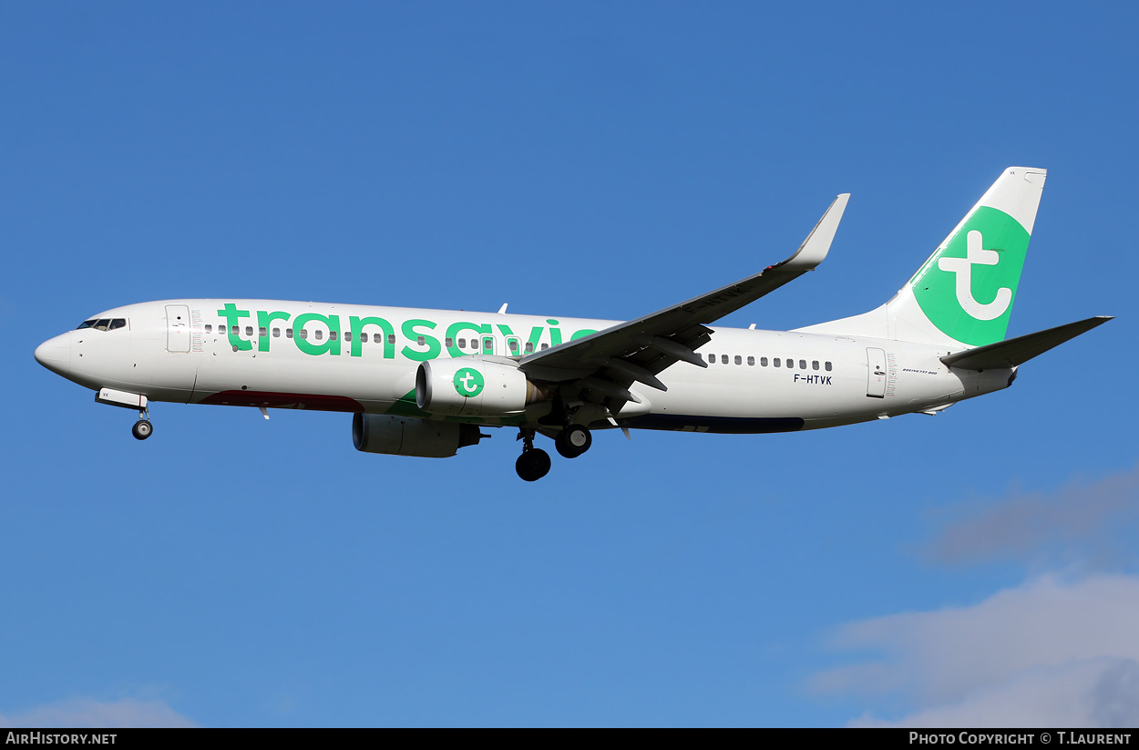 Aircraft Photo of F-HTVK | Boeing 737-84P | Transavia | AirHistory.net #346705