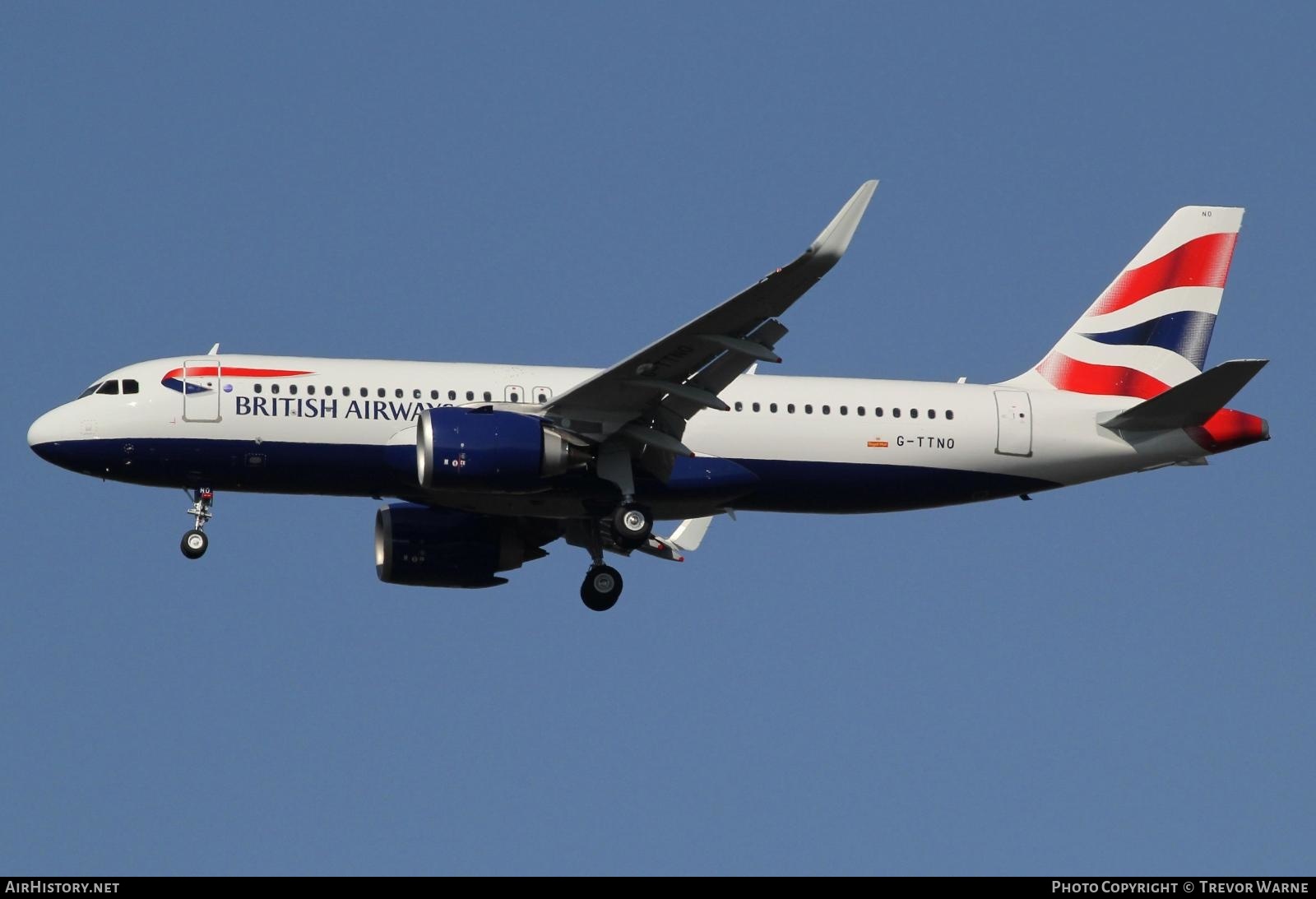 Aircraft Photo of G-TTNO | Airbus A320-251N | British Airways | AirHistory.net #346707
