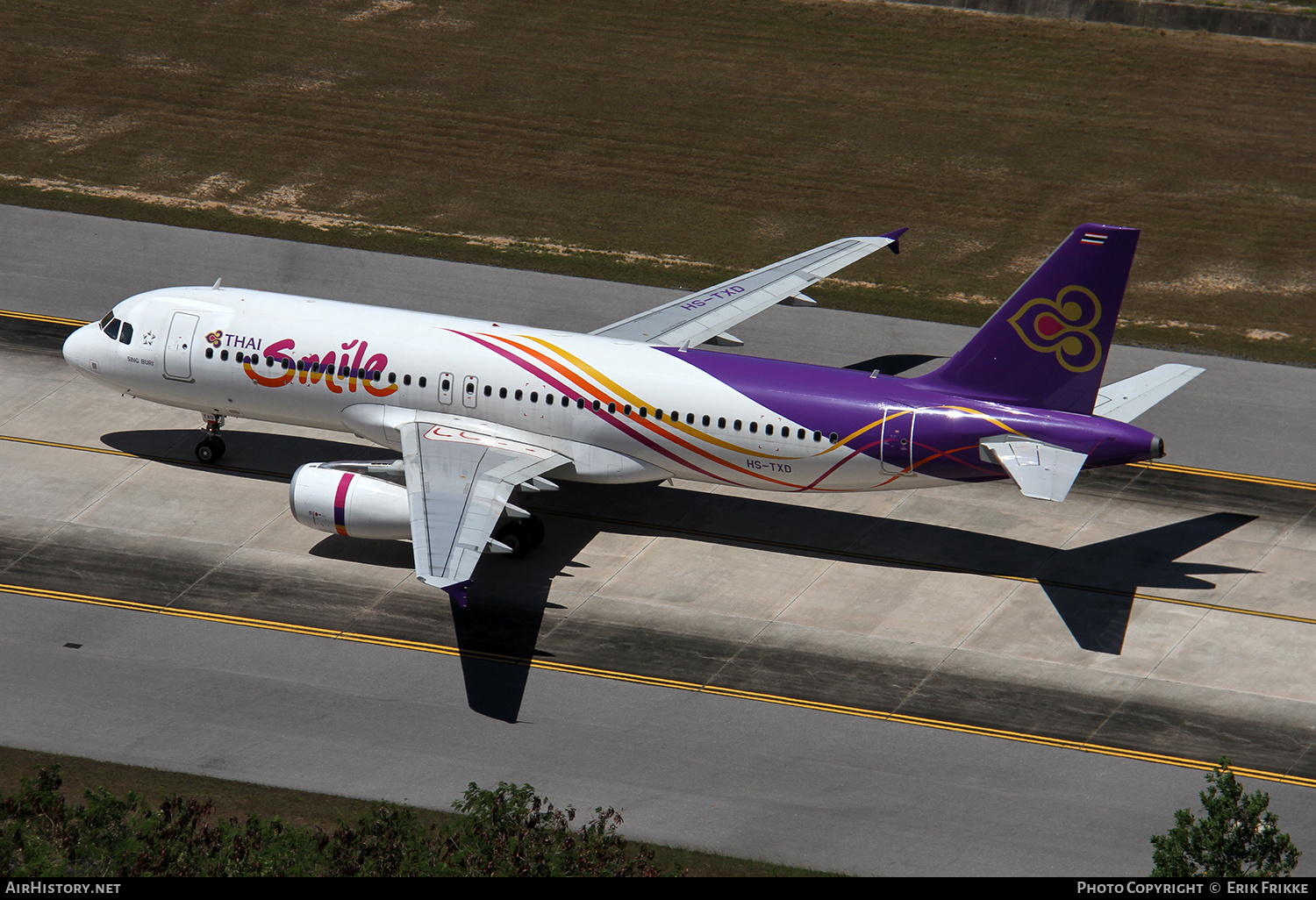 Aircraft Photo of HS-TXD | Airbus A320-232 | Thai Smile | AirHistory.net #346712